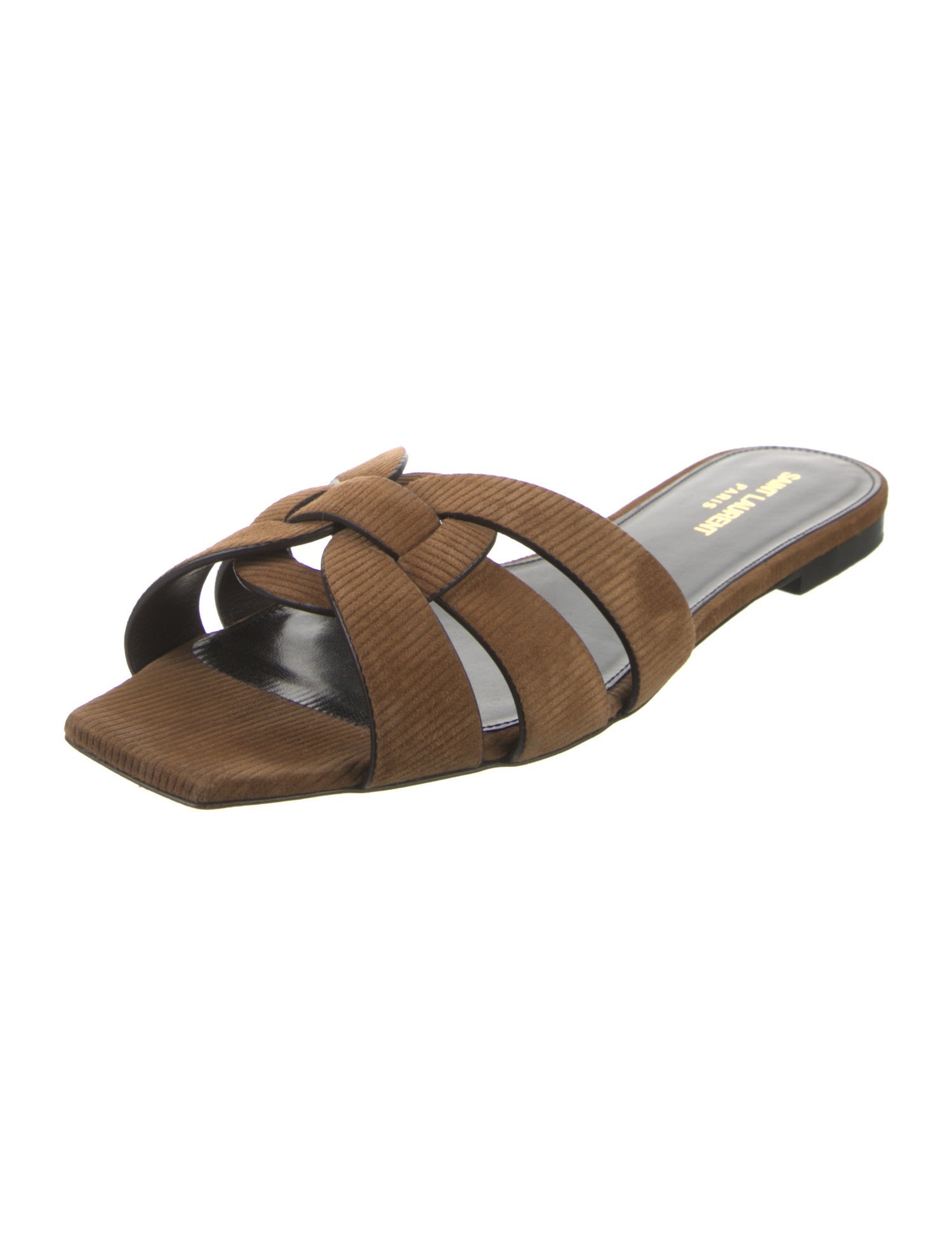 Saint Laurent Suede Slides